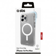 SBS Cover con aggancio magnetico compatibile con ricarica MagSafe per iPhone 14 Pro Max